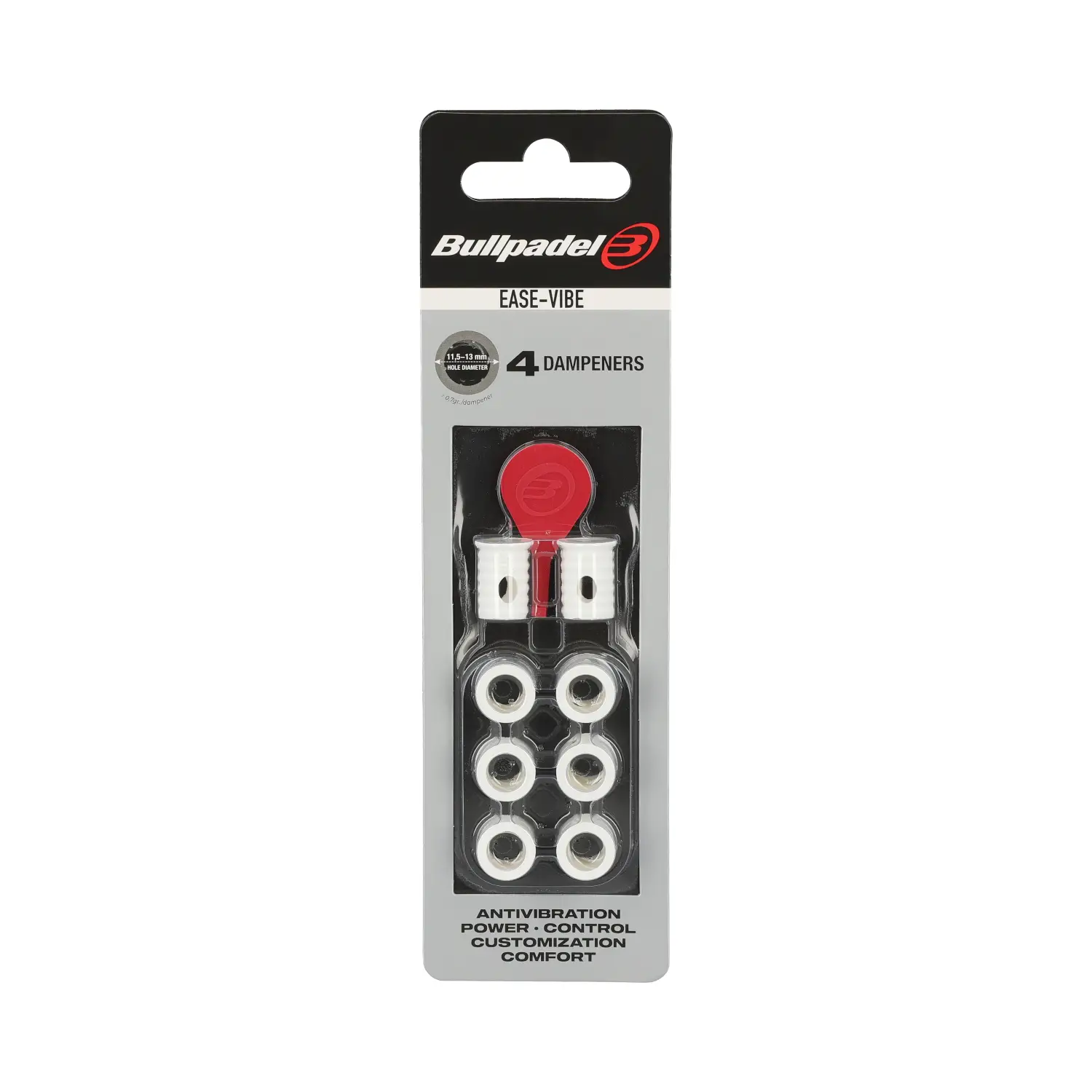 Antivibradores Bullpadel Ease Vibe Blanco