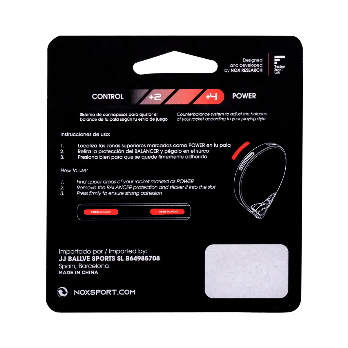 Blister Pesos Nox Weight Balancer - Imagen 2