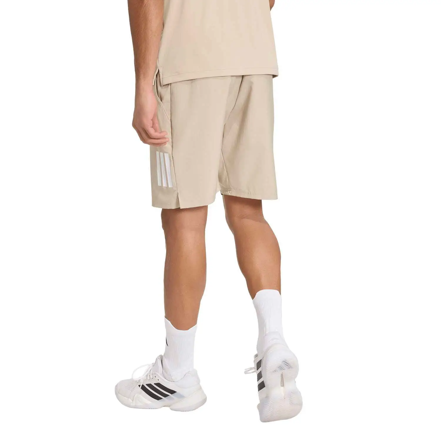 Pantalon Corto Adidas Club 3STR Kaki 2026 - Imagen 6