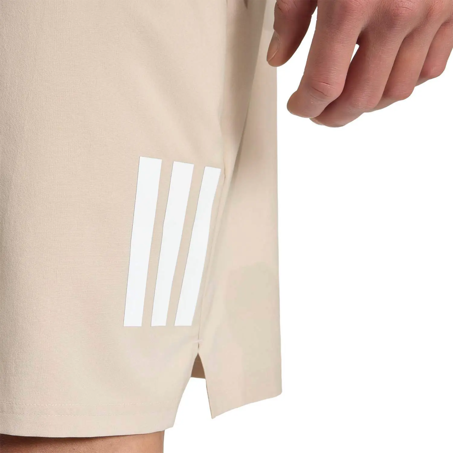 Pantalon Corto Adidas Club 3STR Kaki 2026 - Imagen 3