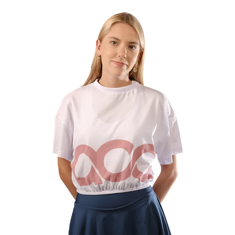 Camiseta Aca Padel Playera Oversize Blanca