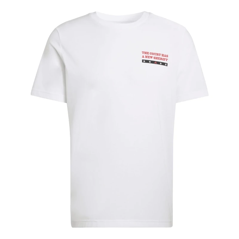 Camiseta Adidas Padel Wanted White 2026