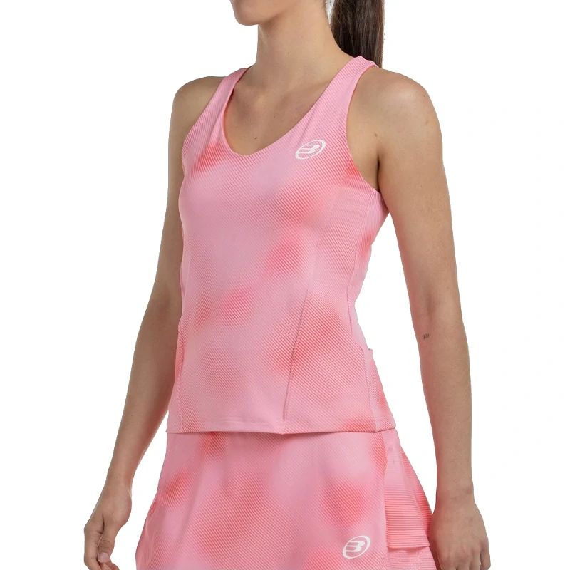 Camiseta Bullpadel Dan Rosa Chicle - Imagen 4