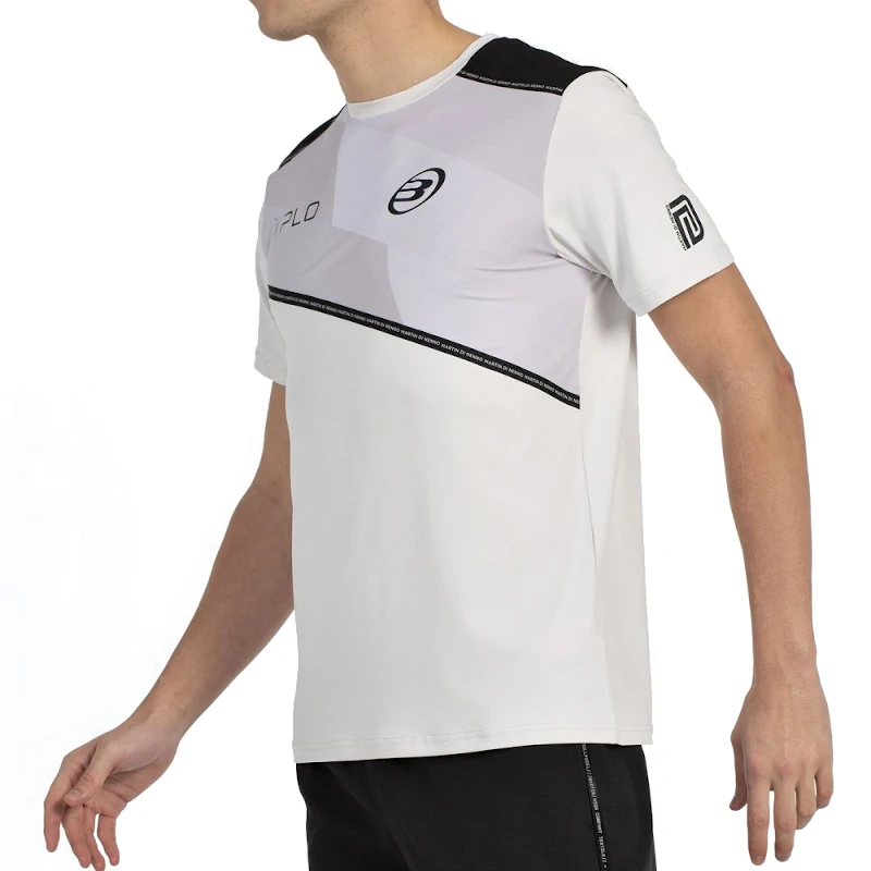 Camiseta Bullpadel Dinneno 25V Gris Perla - Imagen 4