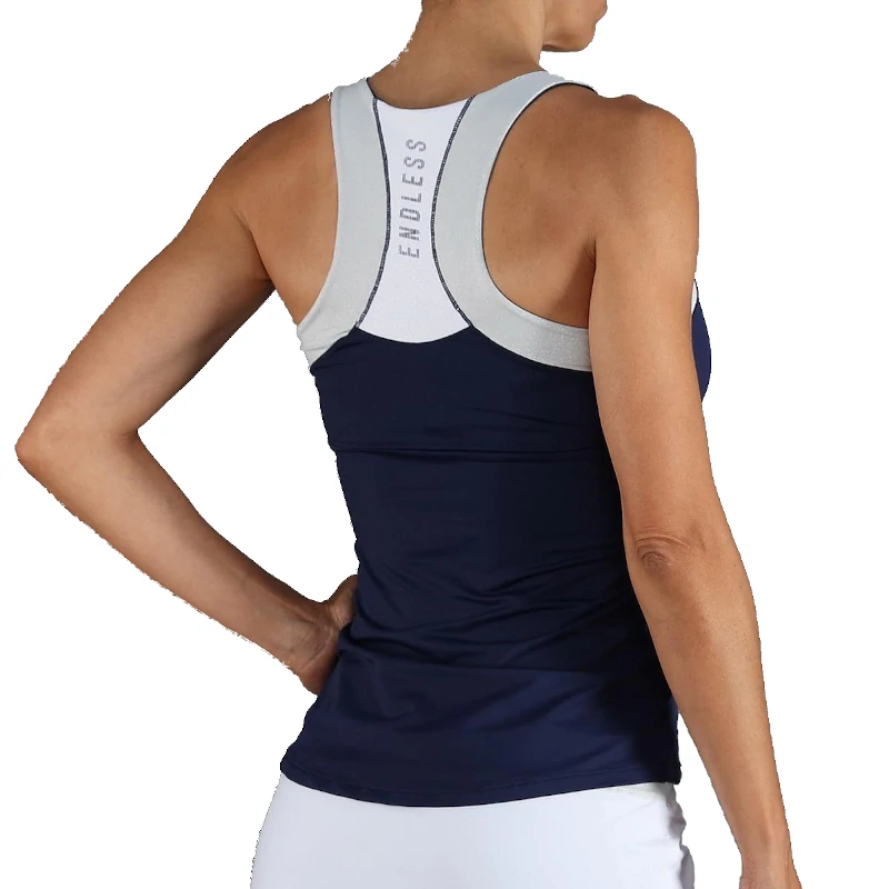 Camiseta Endless Race Azul Marino - Imagen 2