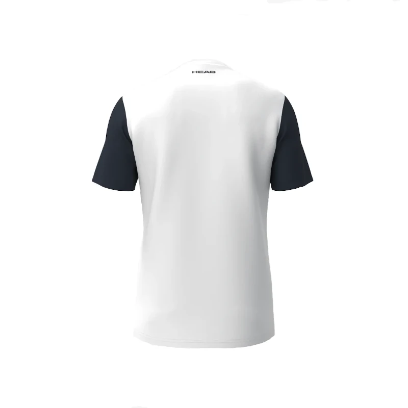 Camiseta Head Club 25 Azul Marino/Blanca 2025 - Imagen 2