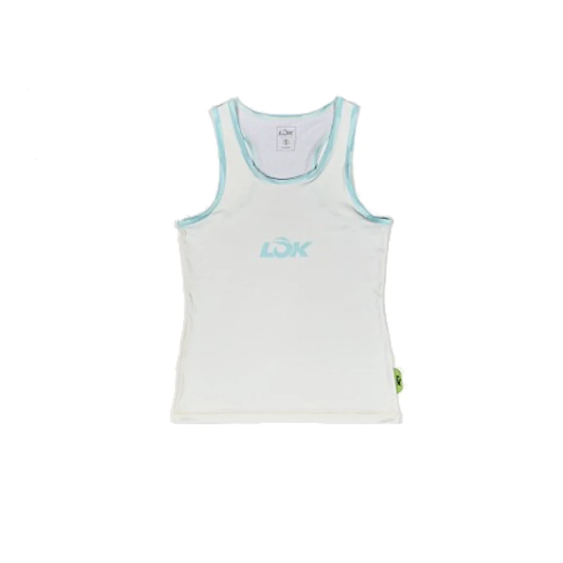 Camiseta Lok Woman Edgeray Tank Blanco Apagado