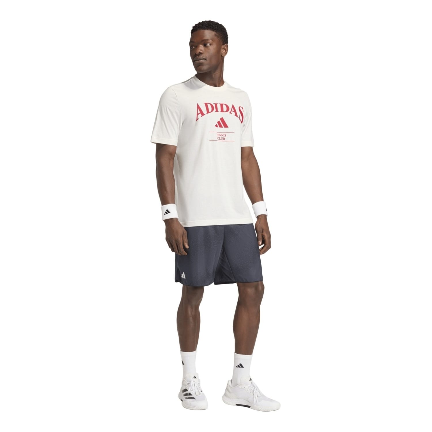 Camiseta Adidas Hrtg Tns G Beige/Rojo 2026 - Imagen 2