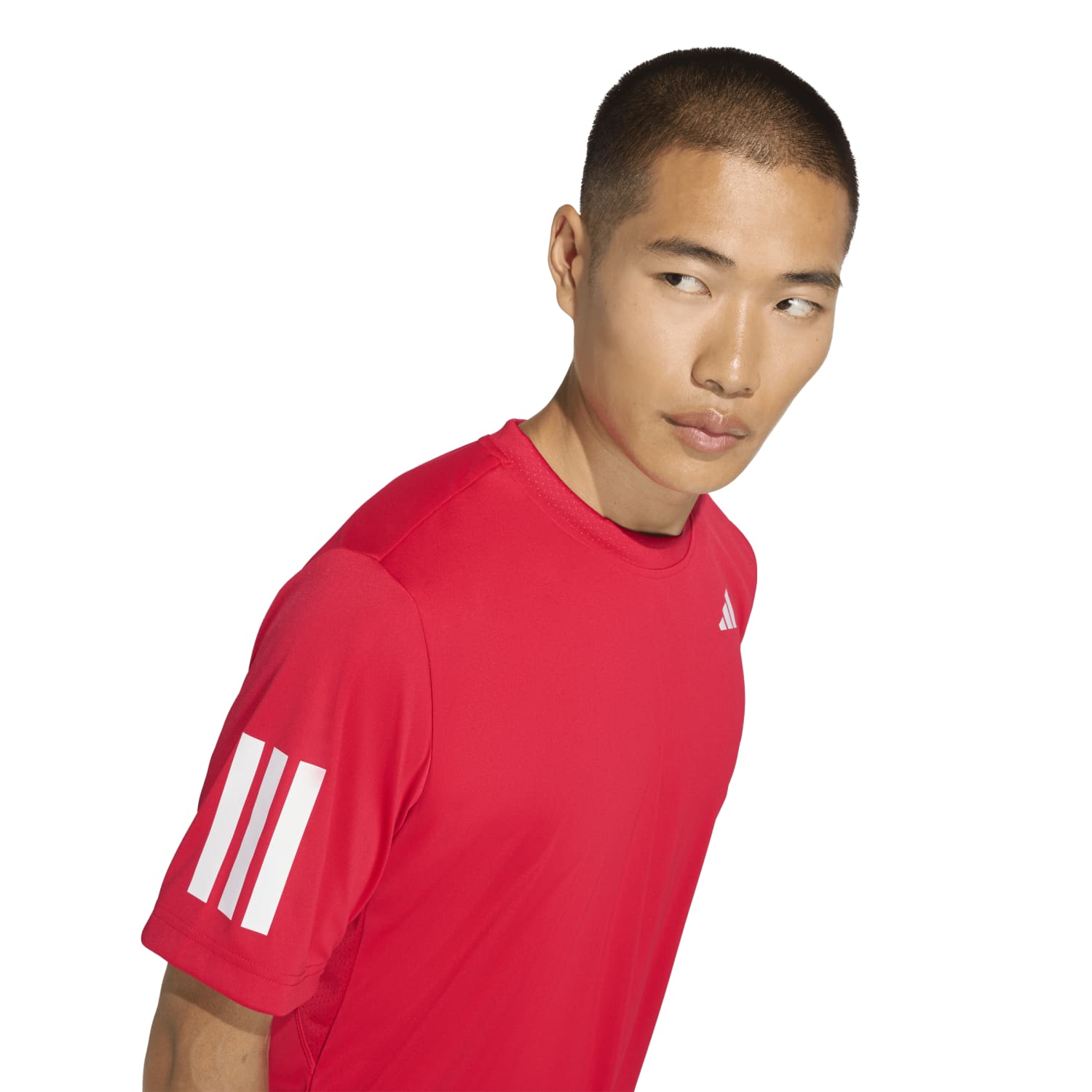 Camiseta Adidas Club 3STR Pure Ruby - Imagen 5