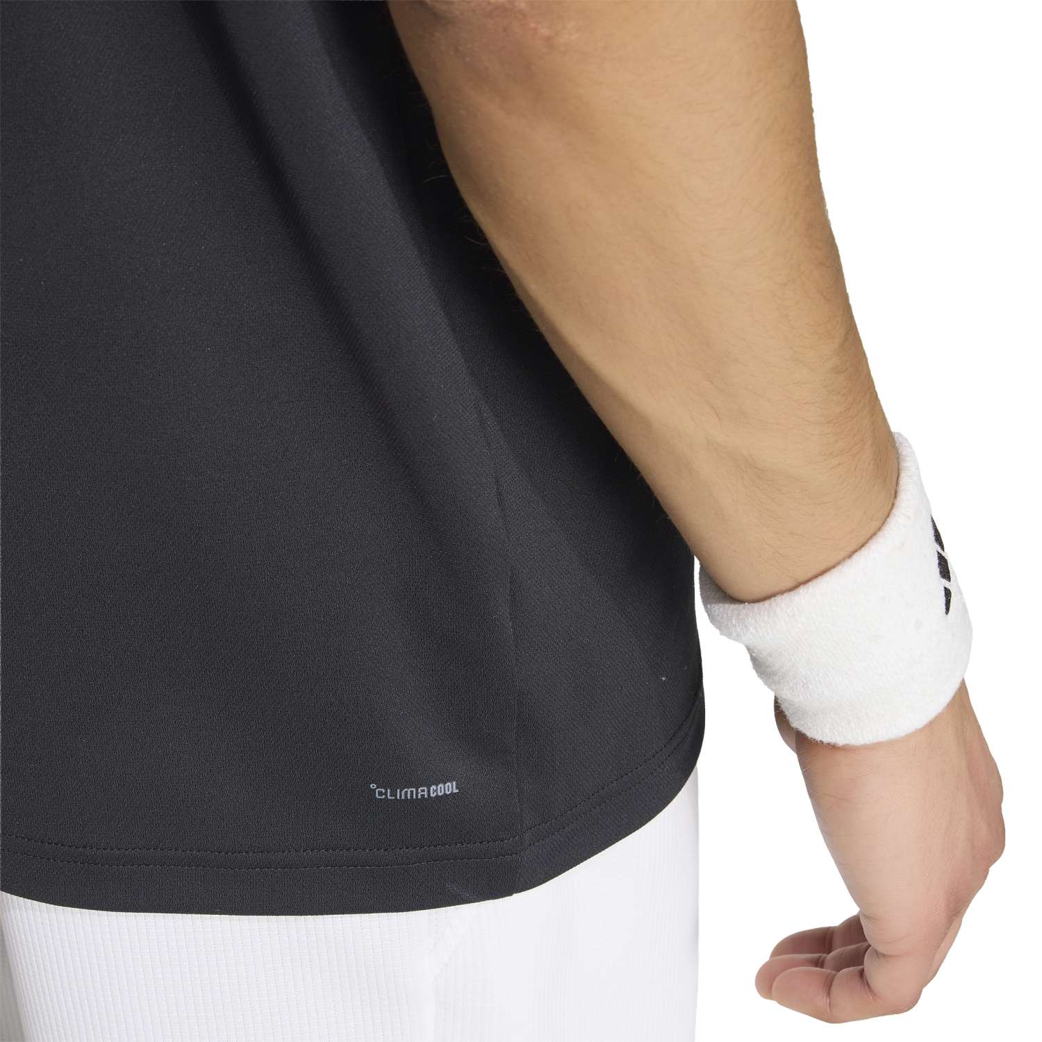 Polo Adidas Classic Negro/Blanco - Imagen 6