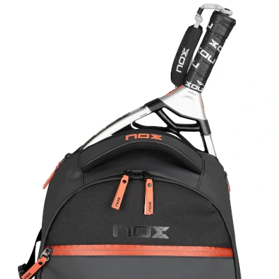 Mochila Nox Luxury Open Series Negro/Rojo - Imagen 3