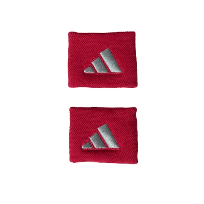Muñequeras Adidas Pequeñas Rojo/Gris - Imagen 3