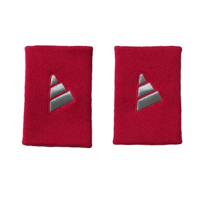 Muñequeras Adidas Rojo/Gris - Imagen 3