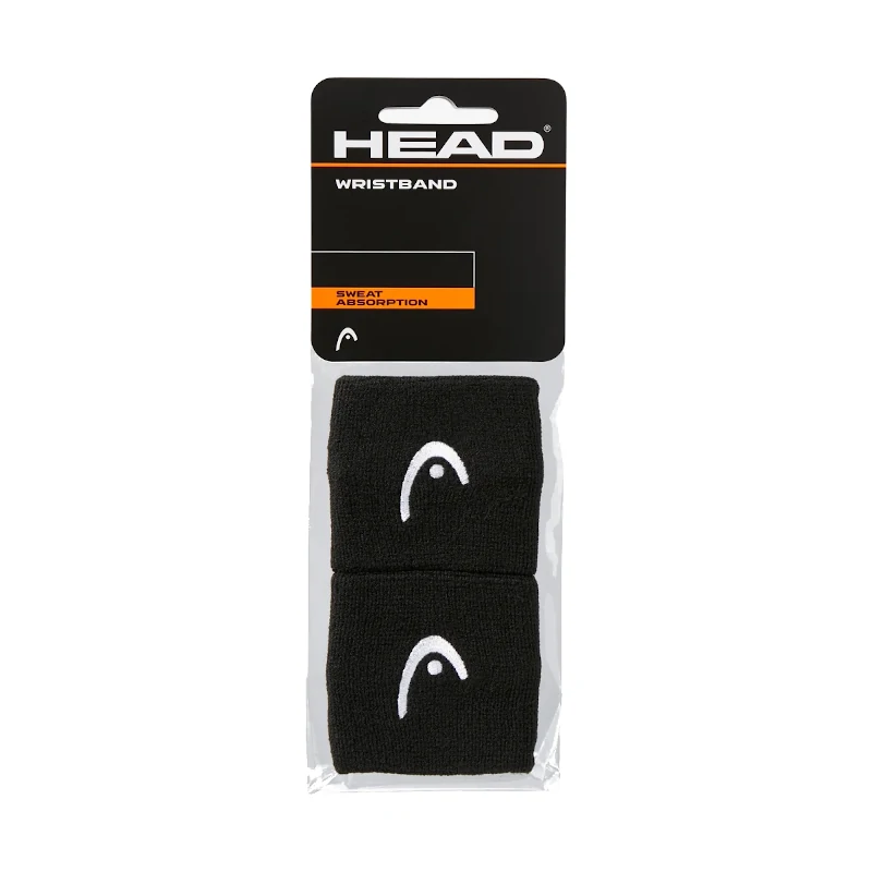 Muñequeras Head 2.5 Negras 2025