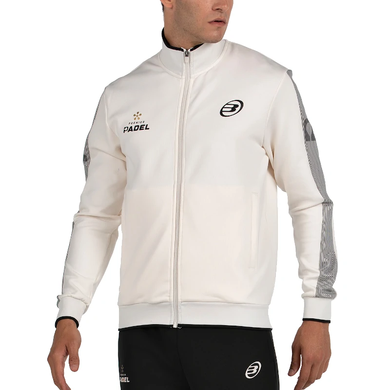 Sudadera Bullpadel Pindaro Blanco Crudo - Imagen 4