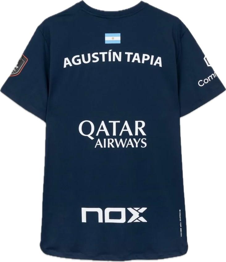 Camiseta Sponsors Nox Agustin Tapia 2026 Azul Marino - Imagen 2
