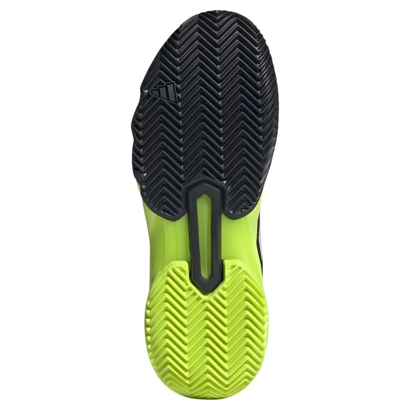 Zapatillas Adidas Courtjam Control M Clay Carbon/Zero Met./Lucid Lemon - Imagen 4