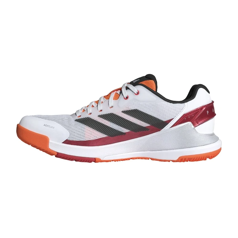 Zapatillas Adidas Crazyquick LS Padel M Ftwr White/Aurora Coffee Met./Lucid Orange 2026 - Imagen 3