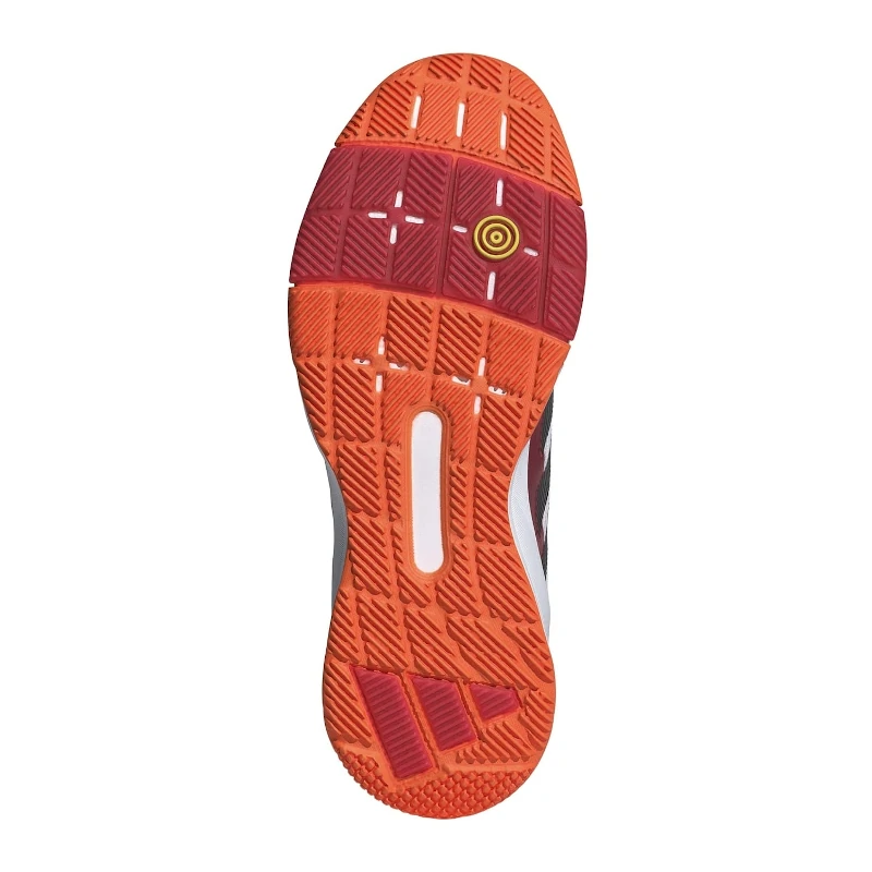 Zapatillas Adidas Crazyquick LS Padel M Ftwr White/Aurora Coffee Met./Lucid Orange 2026 - Imagen 4
