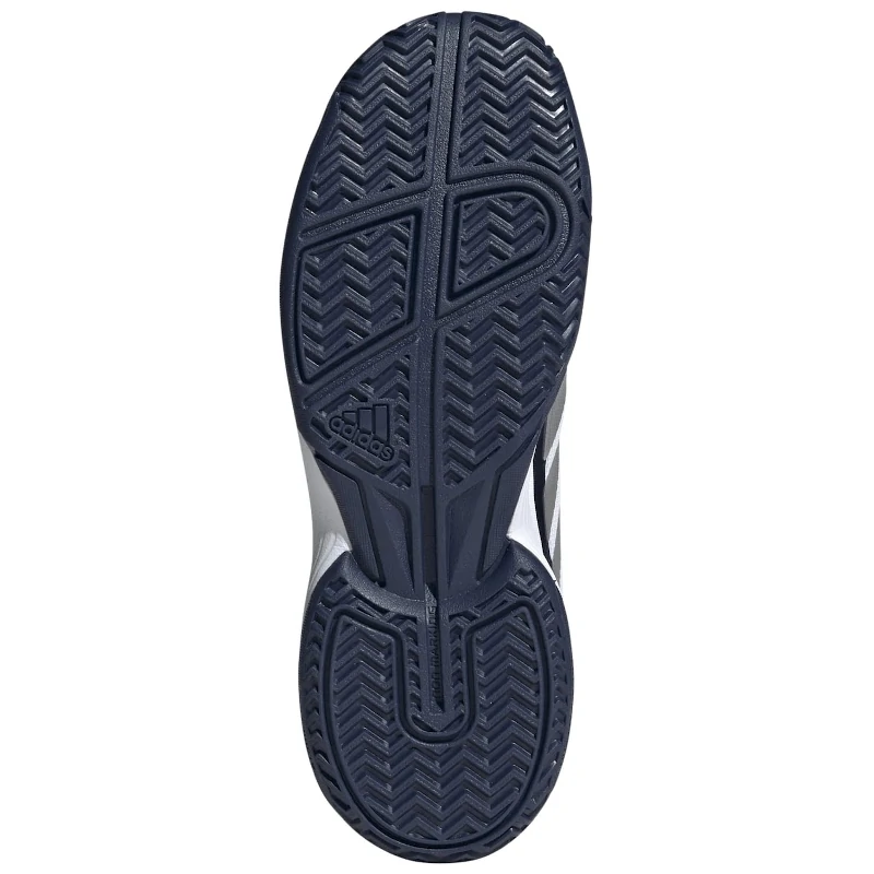 Zapatillas Adidas Crazyquick Padel Kids White/Silver Met./Dark Blue 2026 - Imagen 4