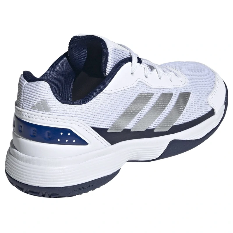 Zapatillas Adidas Crazyquick Padel Kids White/Silver Met./Dark Blue 2026 - Imagen 5