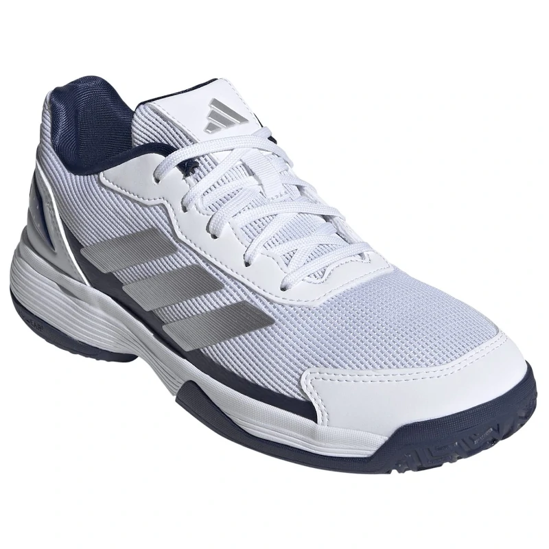 Zapatillas Adidas Crazyquick Padel Kids White/Silver Met./Dark Blue 2026
