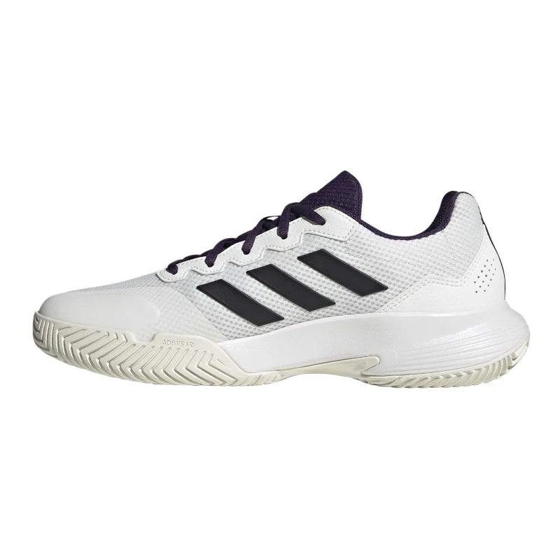 Zapatillas Adidas Gamecourt 2M CWhite/CBlack/Aurplu - Imagen 2