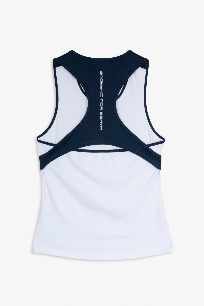 Camiseta Tirantes Nox Mujer Team Blanco/Azul Marino 2026 - Imagen 2