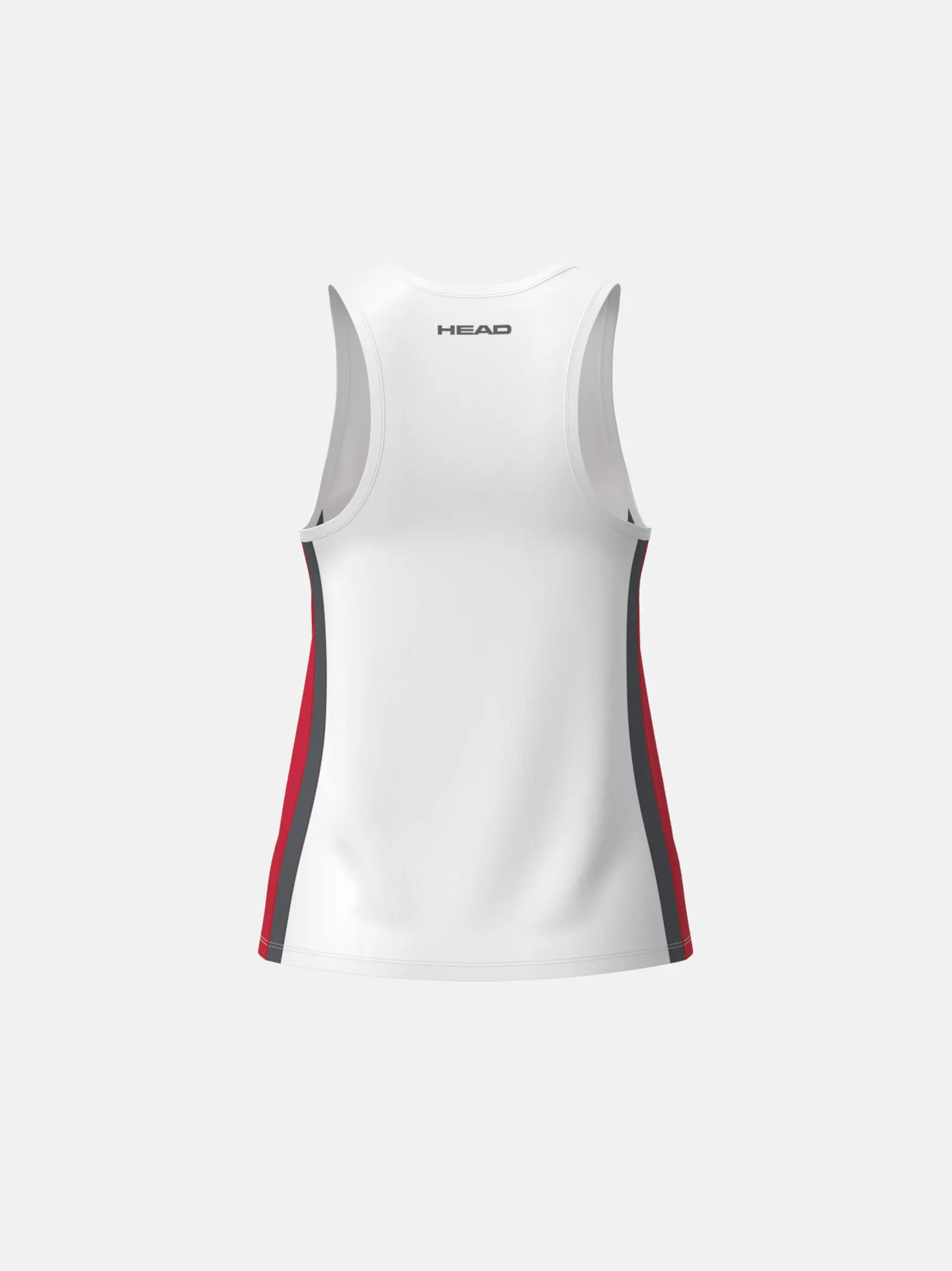 Camiseta Tirantes Head Club 25 Tech Rojo/Blanco - Imagen 2