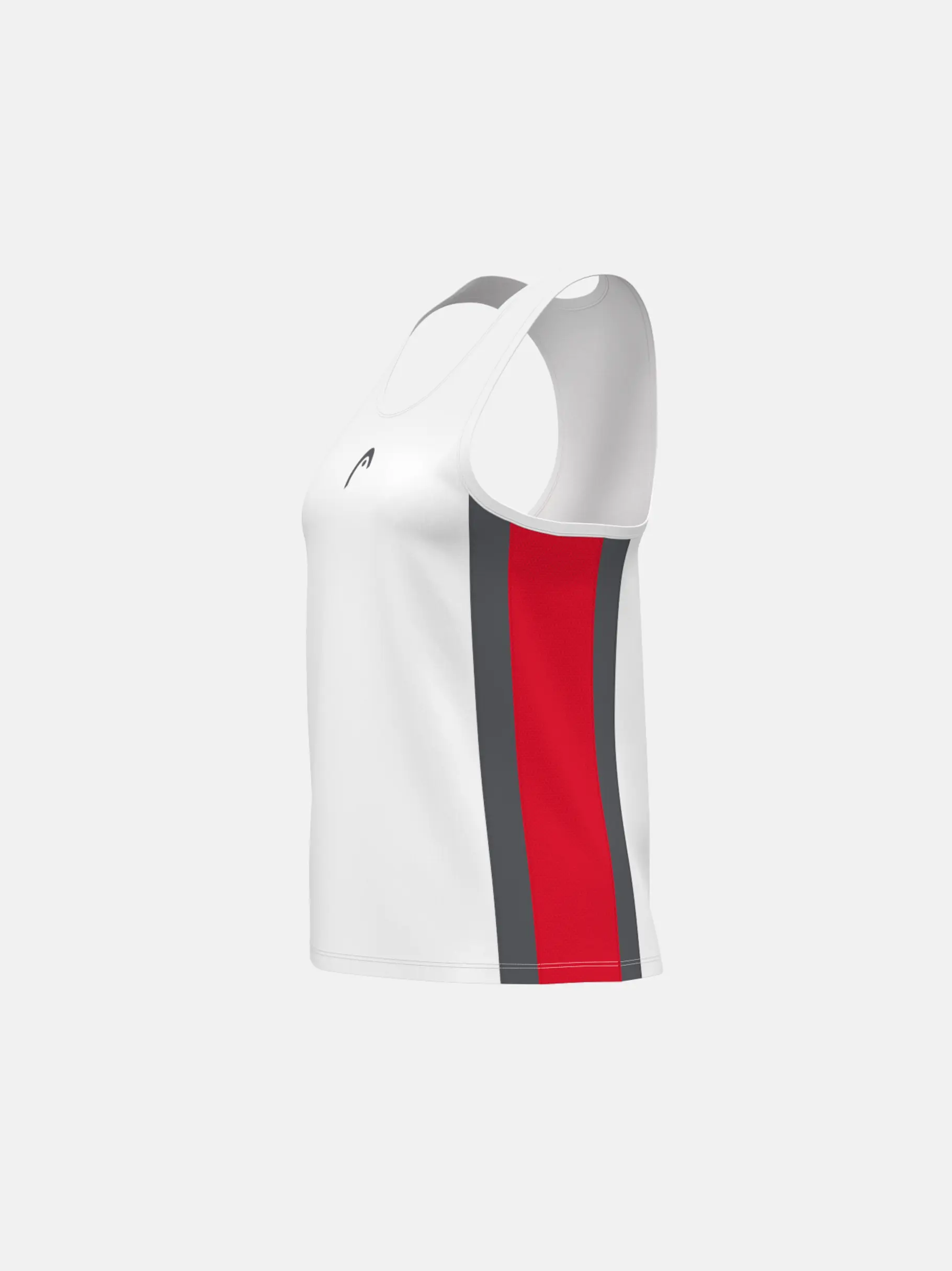 Camiseta Tirantes Head Club 25 Tech Rojo/Blanco - Imagen 3