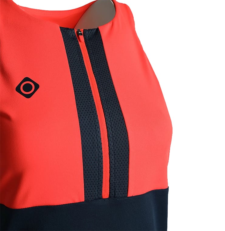 Camiseta Tirantes Izas Selma Azul Marino/Coral - Imagen 3