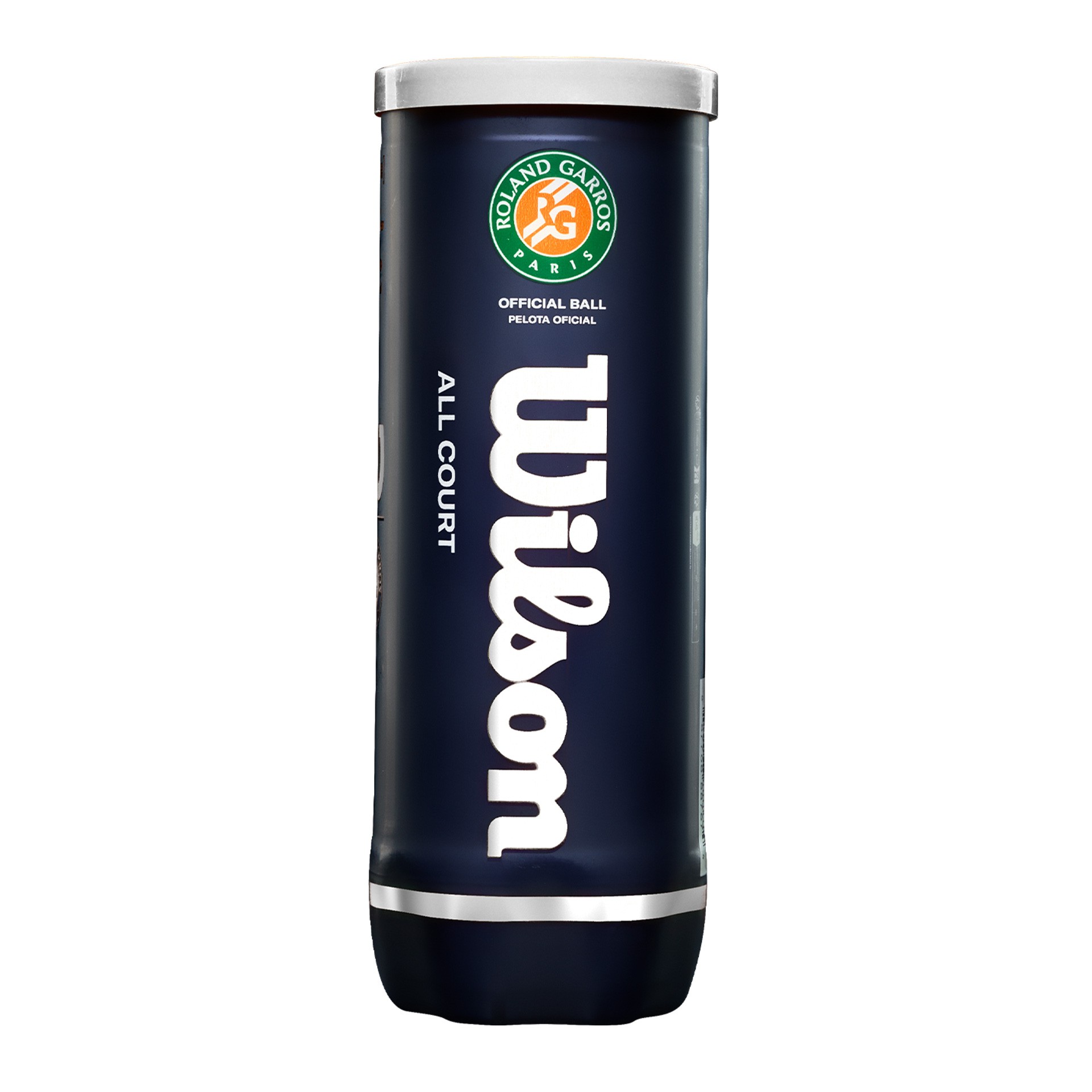 Bote de 3 pelotas tenis wilson roland garros all - Imagen 2