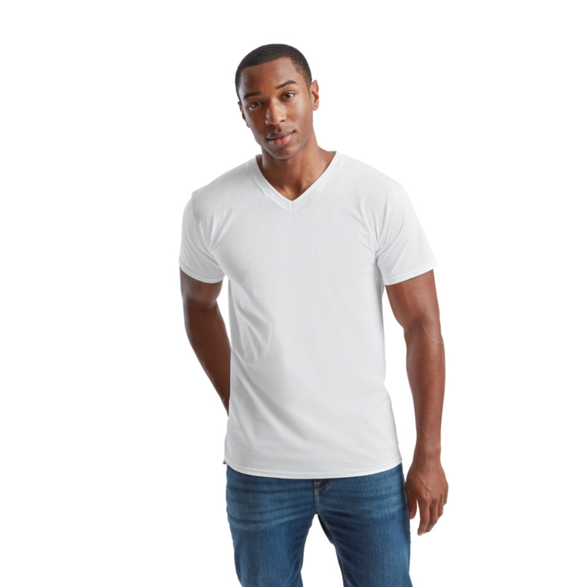 Camiseta fruit of the loom valueweight v-neck t adulto - Imagen 15