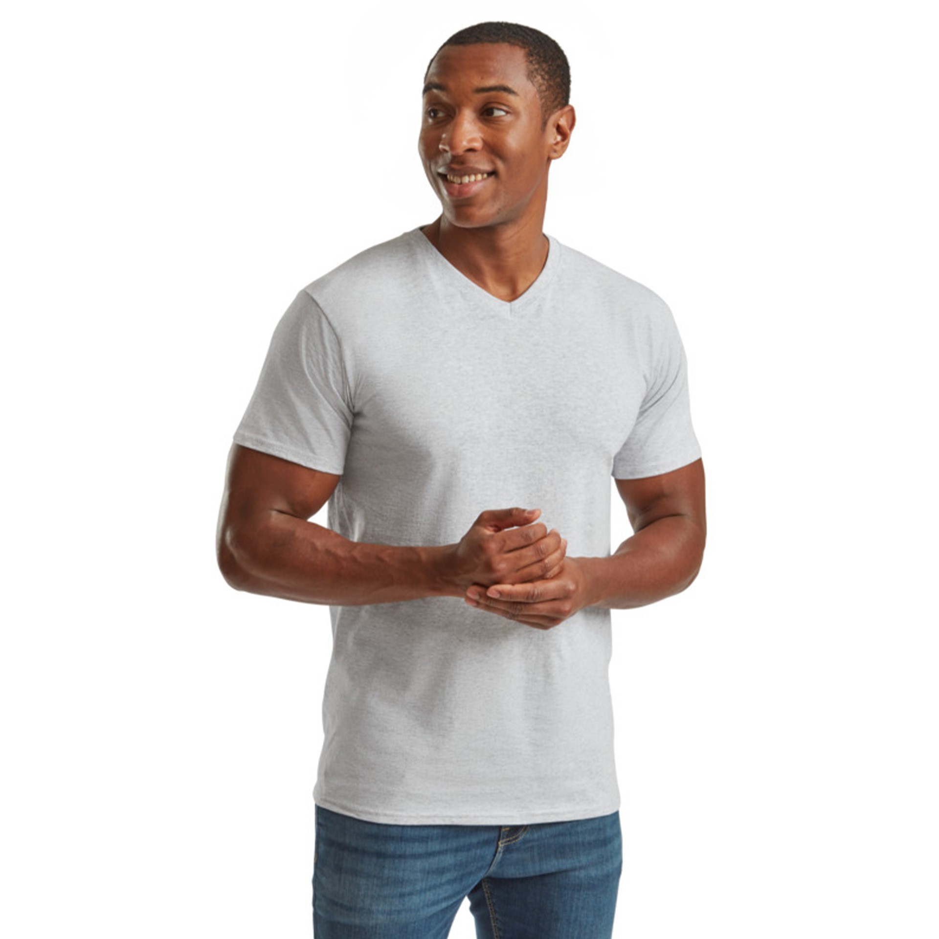 Camiseta fruit of the loom valueweight v-neck t adulto - Imagen 14