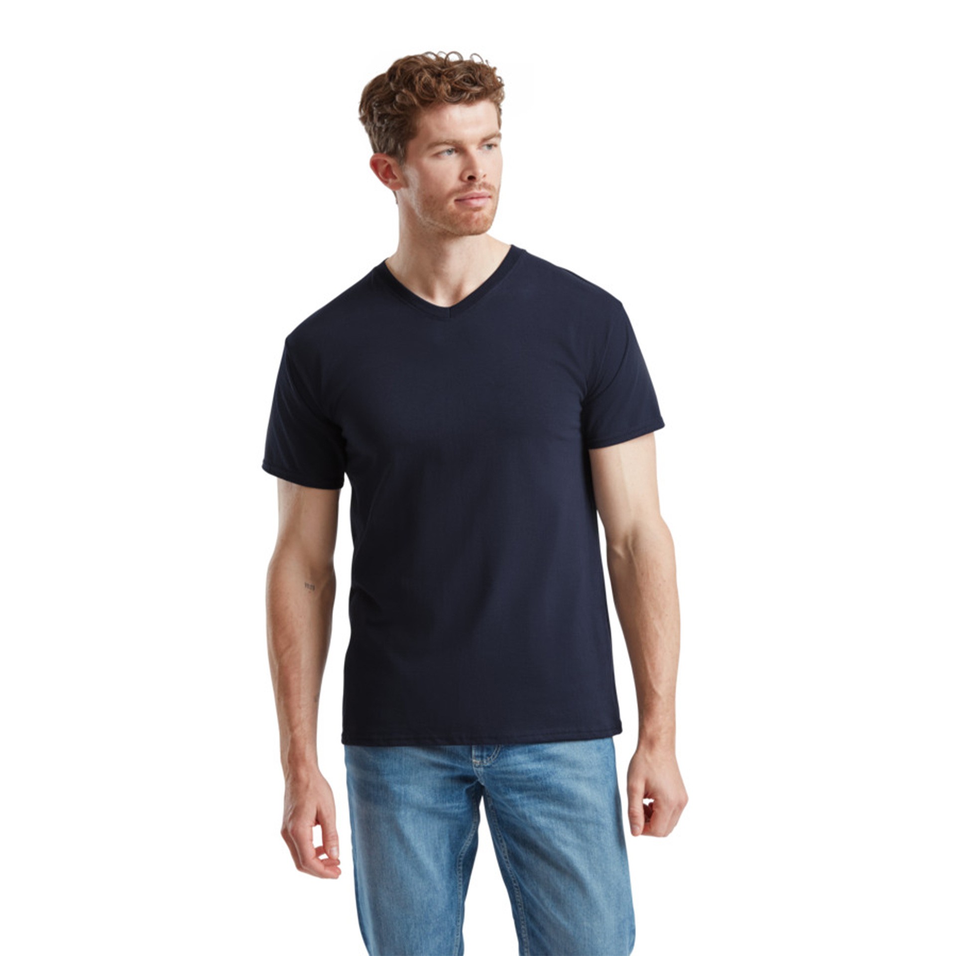 Camiseta fruit of the loom valueweight v-neck t adulto - Imagen 9