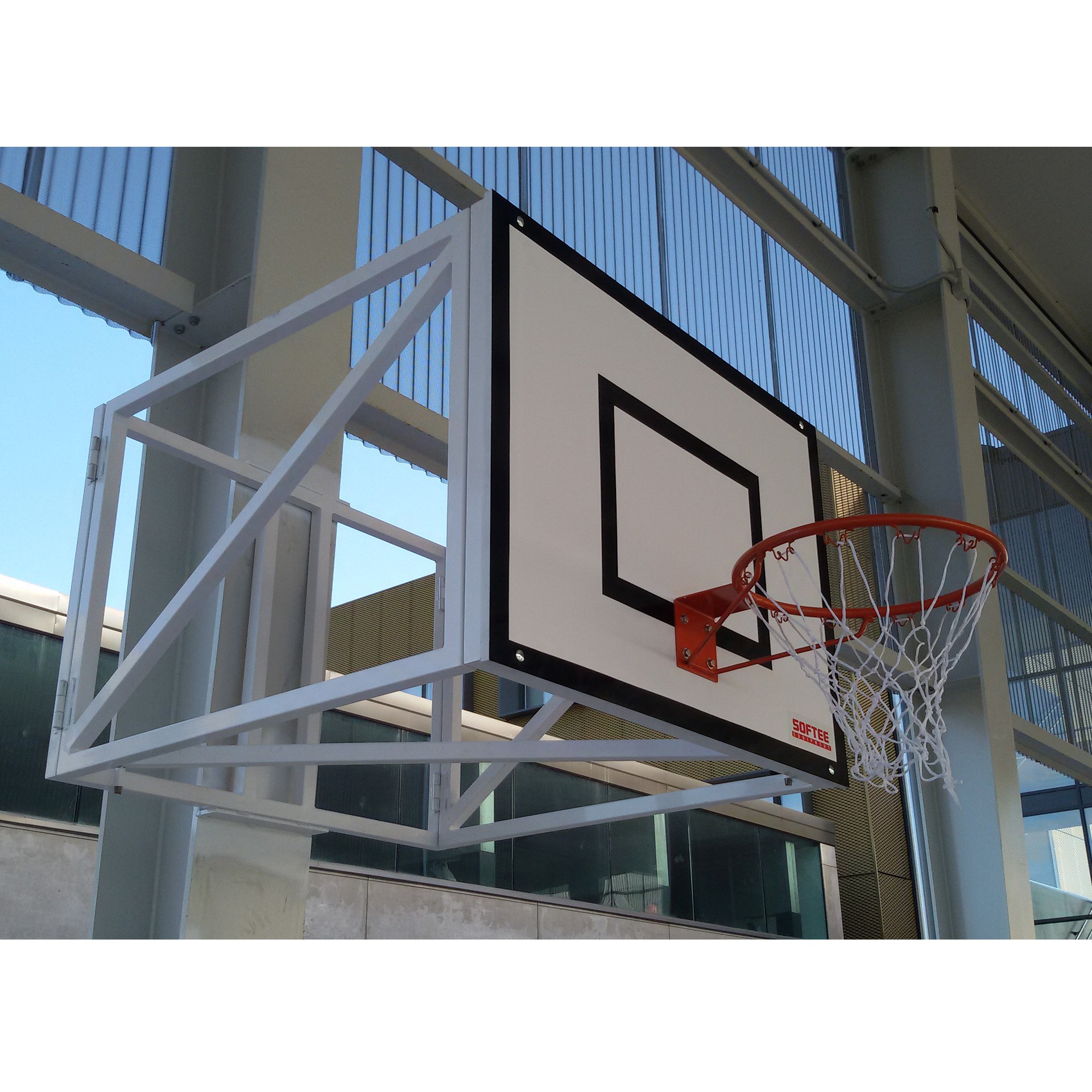 Jgo canastas baloncesto abatibles -sin tablero,aro- - Imagen 5