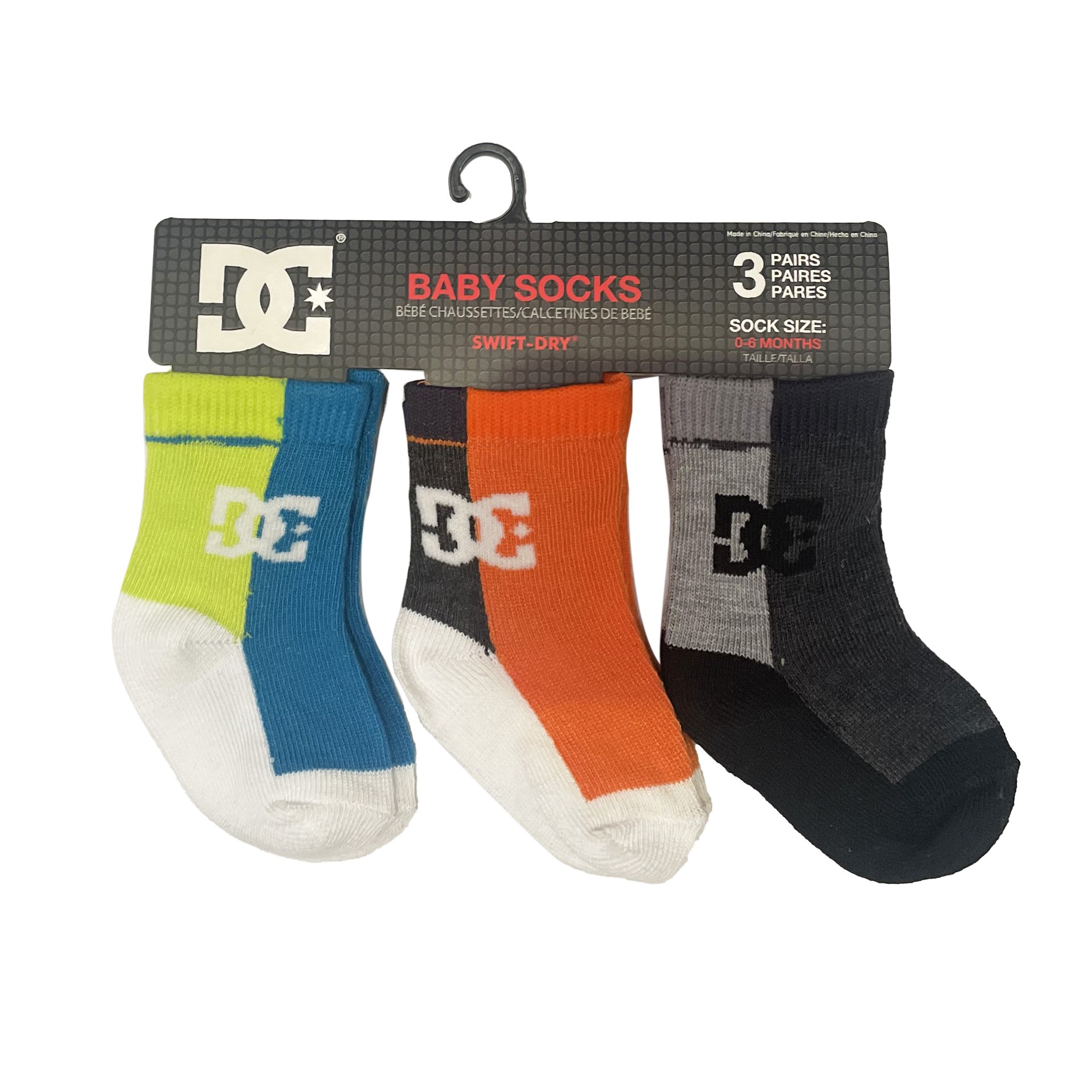 Pack 3 calcetines bebé dc stripe crew 2635t - Imagen 2