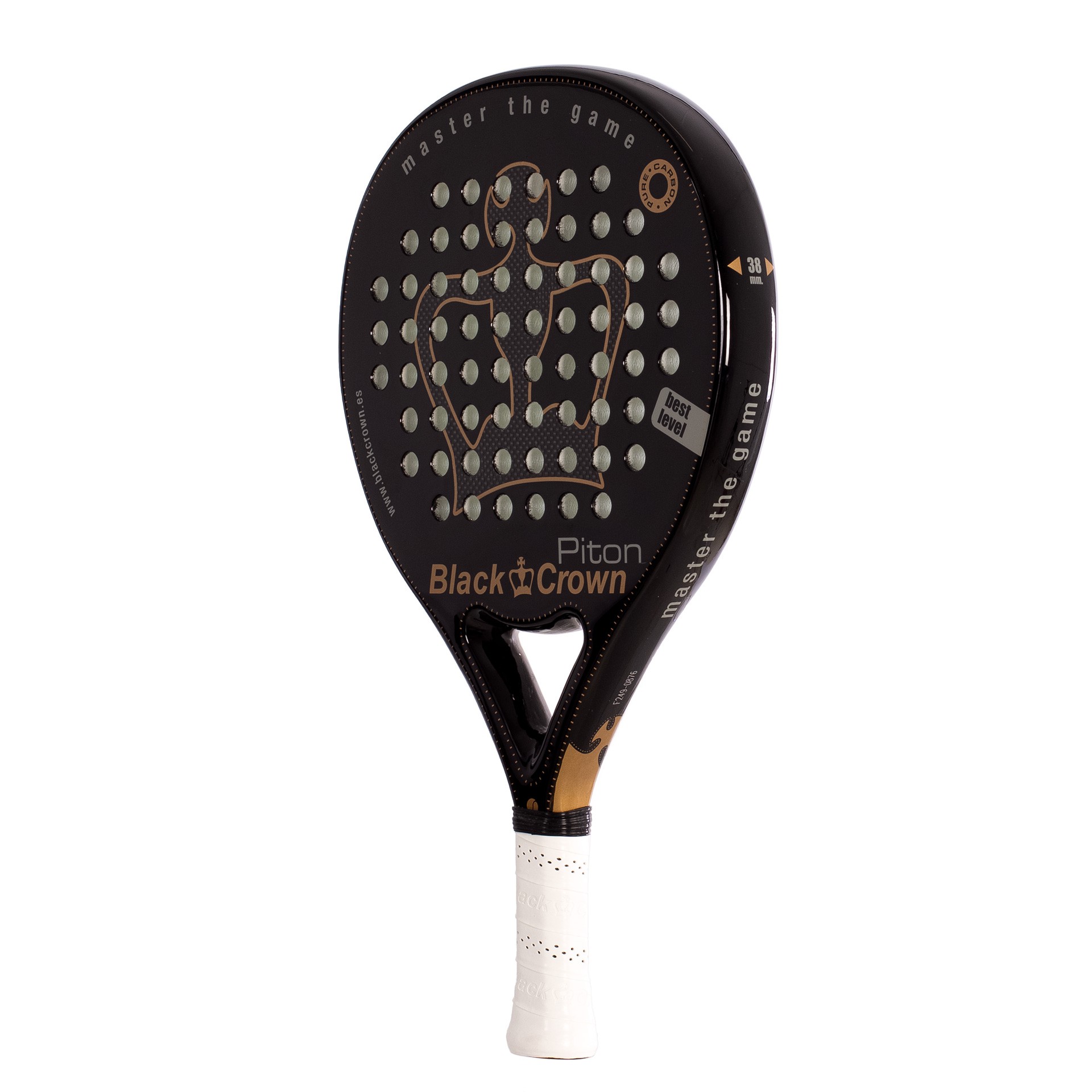 Pala de pádel black crown piton - Imagen 2