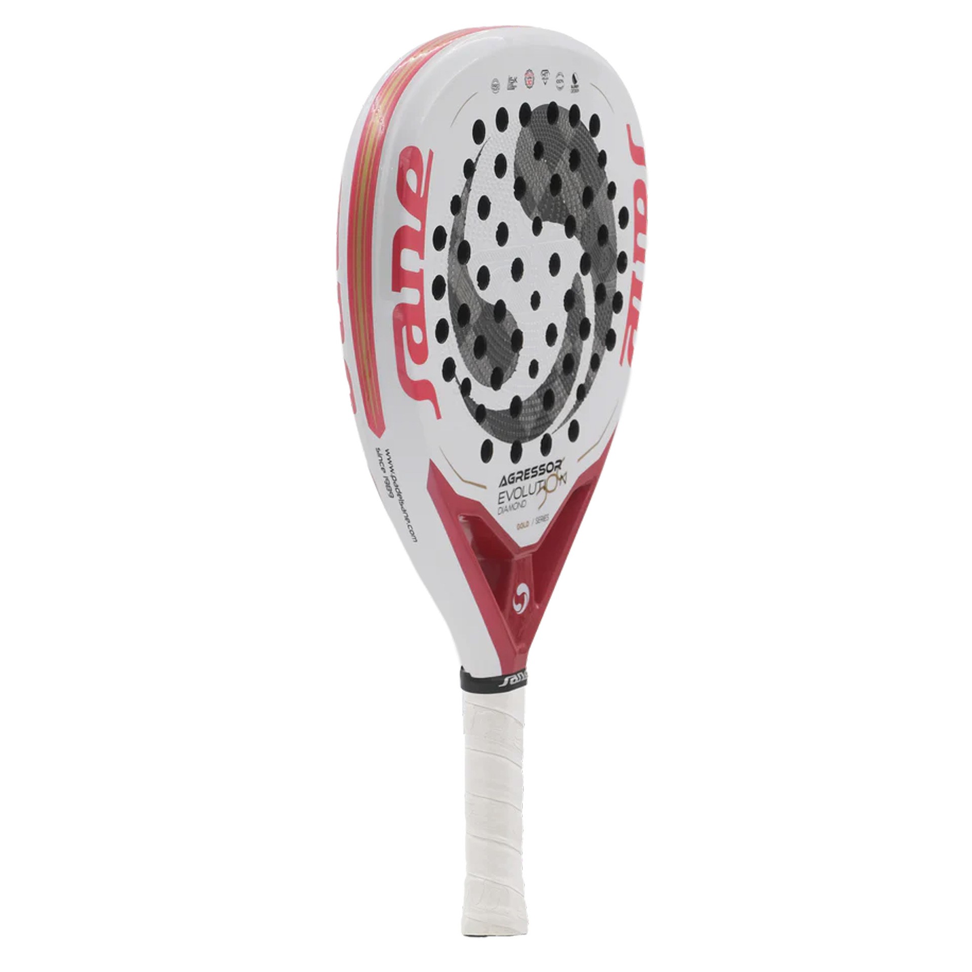 Pala de pádel sane agressor evolution diamond gold - Imagen 5