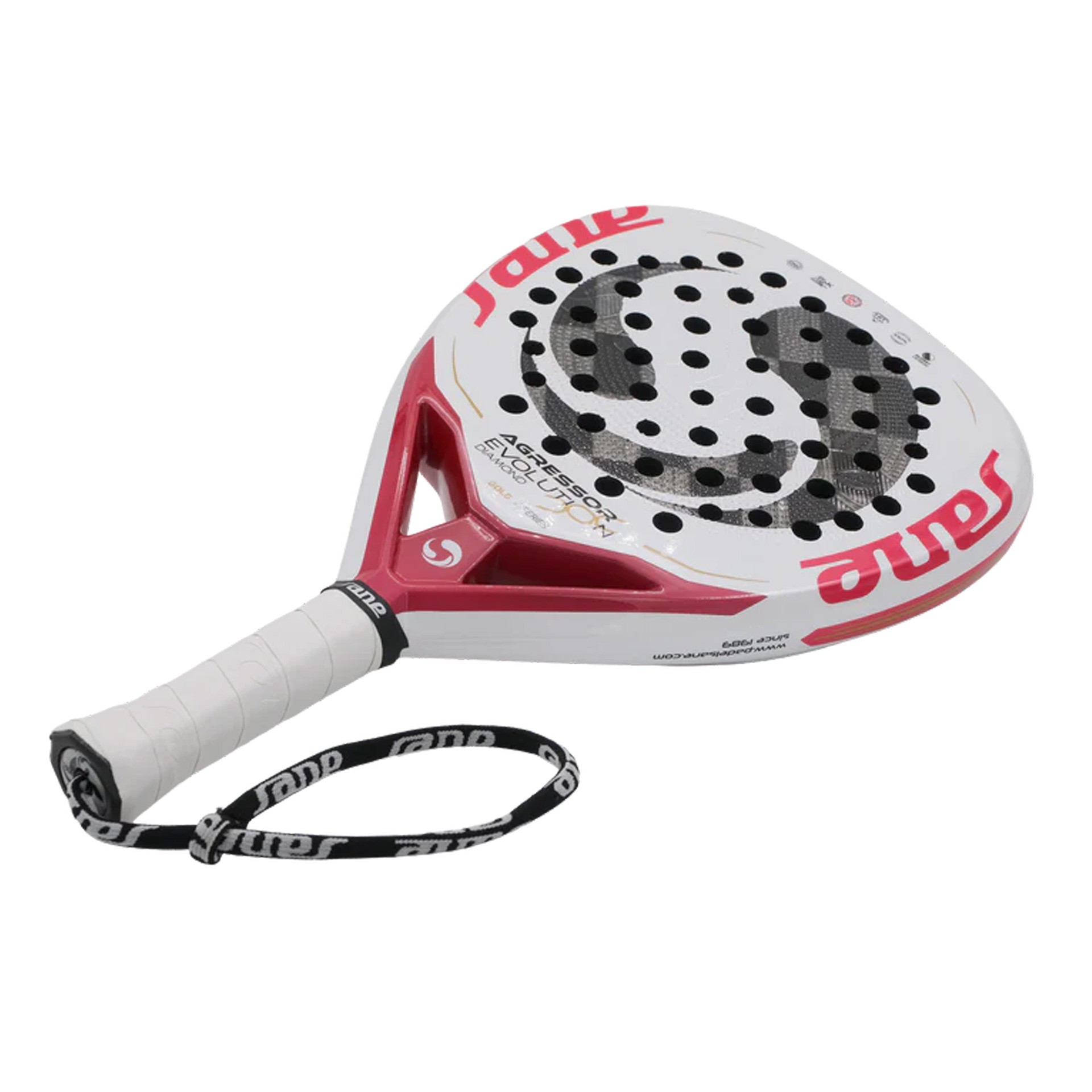 Pala de pádel sane agressor evolution diamond gold - Imagen 3