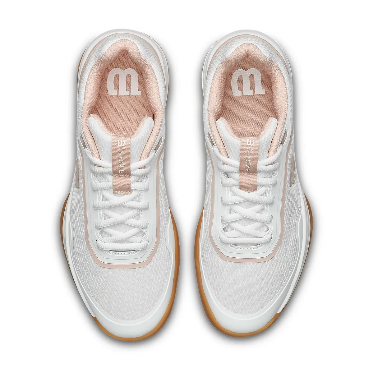 Zapatillas Wilson Courtglide W White/Cameo Rose 2026 - Imagen 2