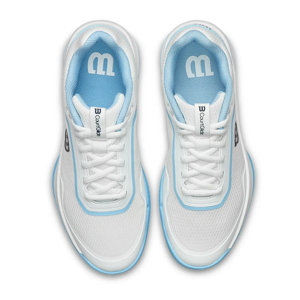 Zapatillas Wilson CourtGlide W Blanco/Azul Cielo 2026 - Imagen 2