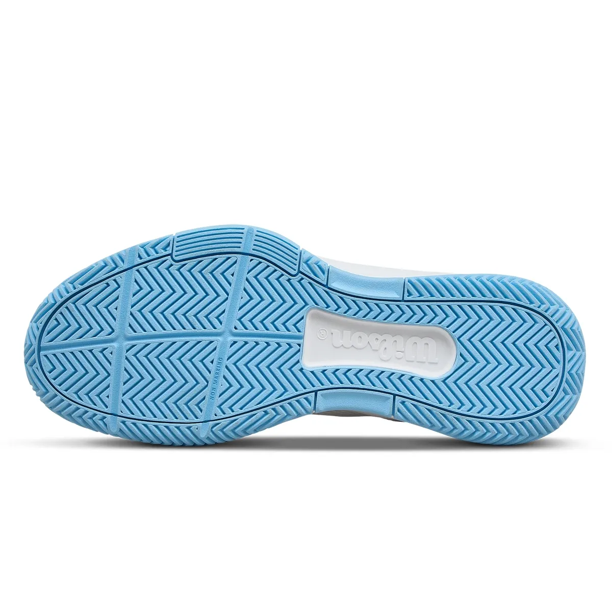 Zapatillas Wilson CourtGlide W Blanco/Azul Cielo 2026 - Imagen 4