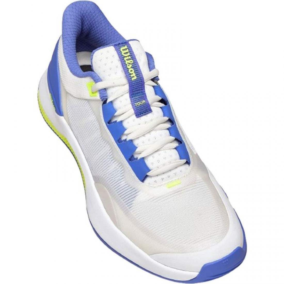 Zapatillas Wilson Intrigue Tour Padel Blanco Azul Mujer - Imagen 4