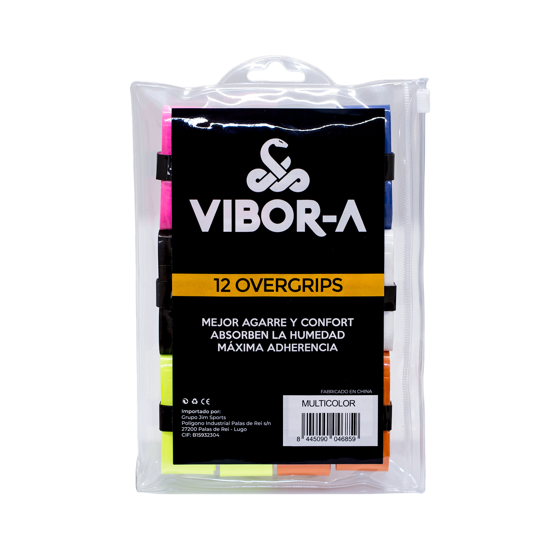 Bolsa de 12 overgrips vibor-a lisos - Imagen 3