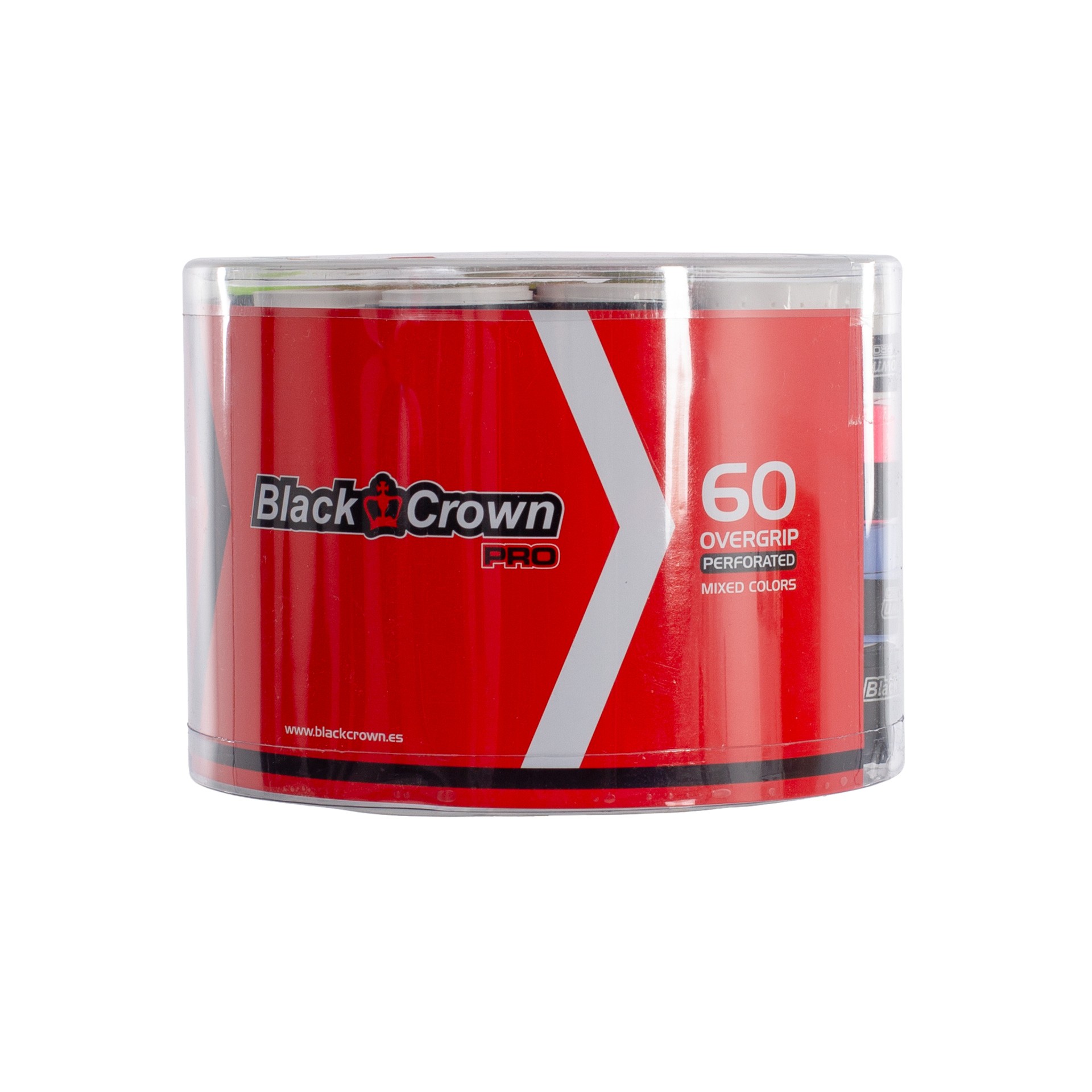 Tarro 60 overgrips black crown perforados multicolor - Imagen 5