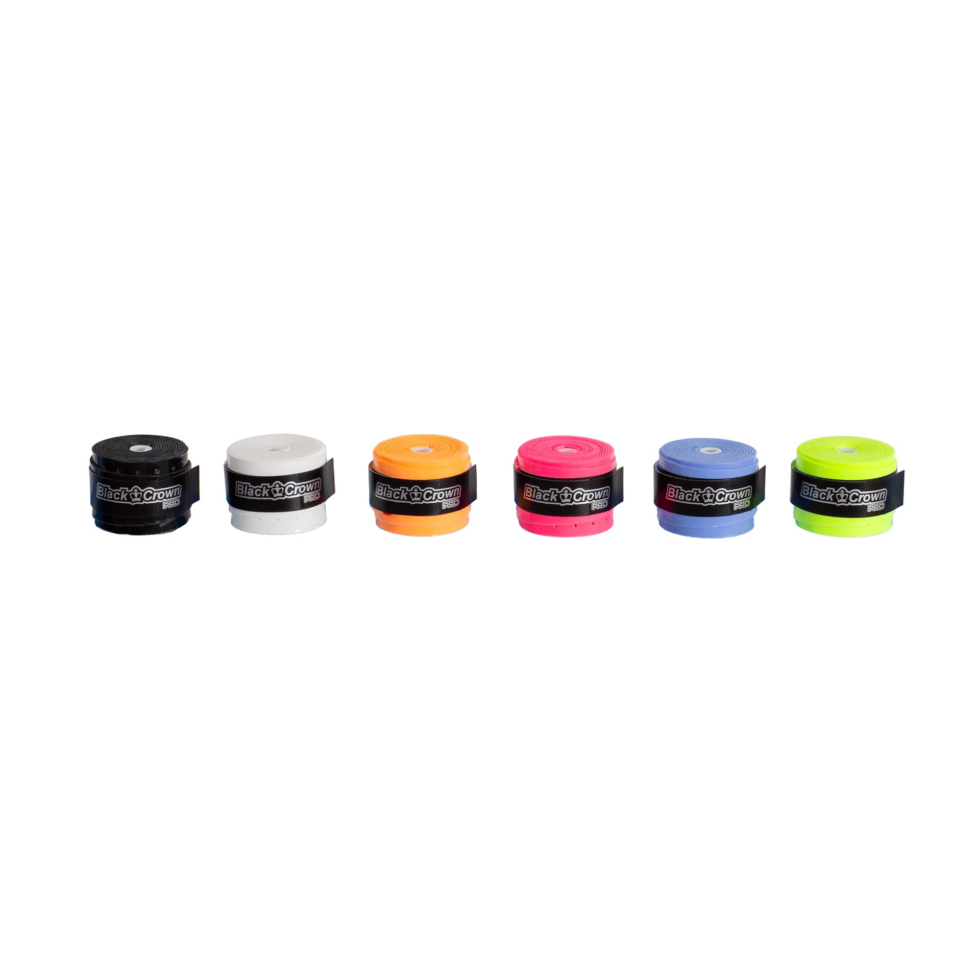 Tarro 60 overgrips black crown perforados multicolor - Imagen 7